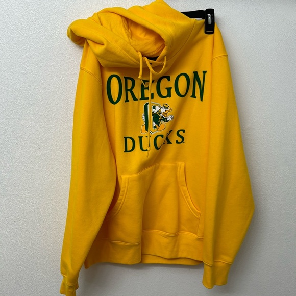 Jansport yellow Oregon Duck hoodie - Picture 1 of 2